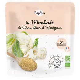 Popote les Moulinés Chou-Fleur Boulgour +8mois Bio 180g