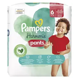 Pampers Harmonie Pants Taille 6 24 Couches-Culottes 15kg+ Protection Douce Pour La Peau