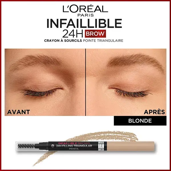 L'Oréal Paris Infaillible Brows 24h Crayon à Sourcils N°7 Blonde 1ml