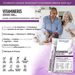 Granions Vitamineris Sénior 1000mg 30 comprimés effervescents