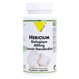 Vit'all+ Hericium 400mg Bio 60 gélules végétales