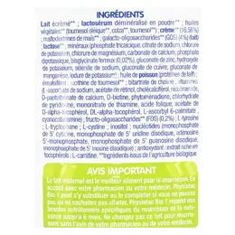 Physiolac Bio Lait 1er âge 800g