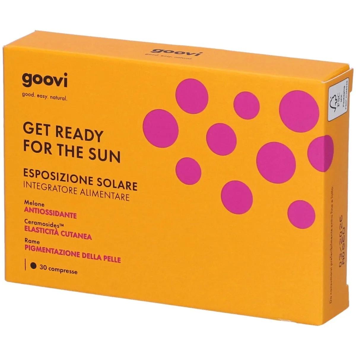 Goovi Get Ready for the Sun Integratore per Esposizione Solare 30 Compresse