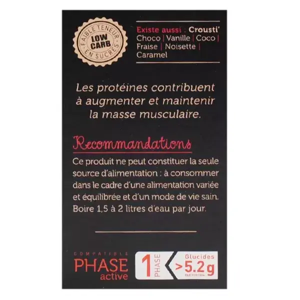 Protifast Crousti' Pomegranate & Raspberry Bar 7 units