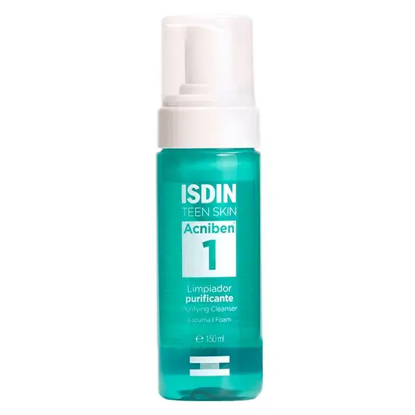 Isdin Acniben® Mousse nettoyante Purifiante Pour Peaux Grasses 150 ml