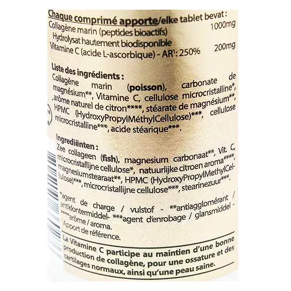 Complément Alimentaire Doppelherz Collagène 1000 + Vitamine C - 30 Comprimés, 40,8g