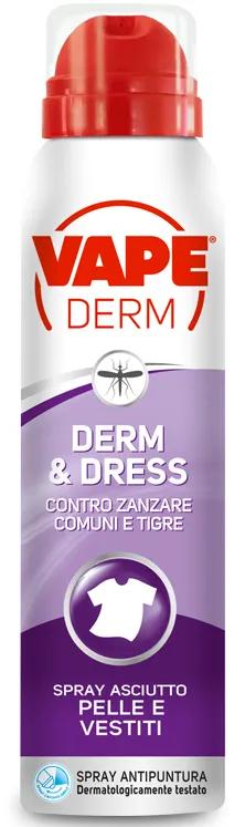 Vape Derm&Dress Spray Antizanzare 100 ml