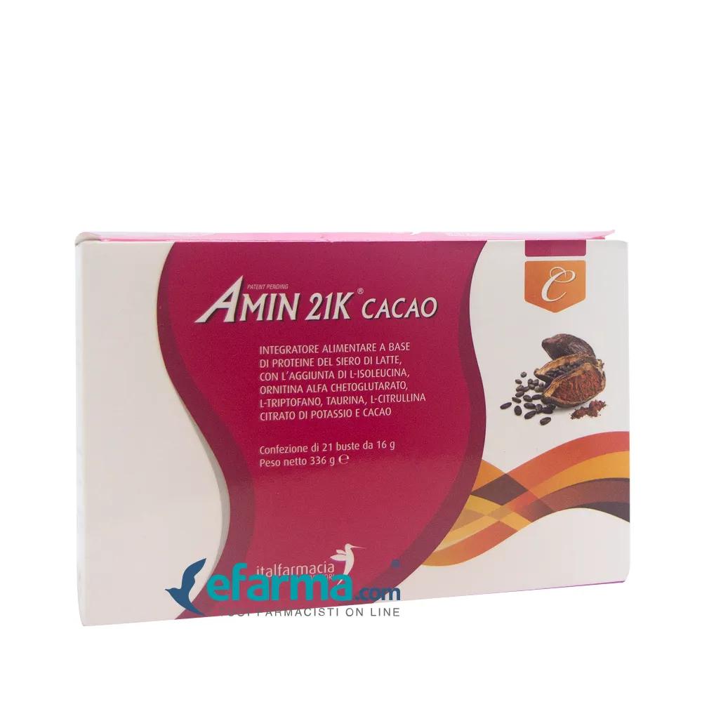 Amin 21K Integratore Gusto Cacao 21 Bustine