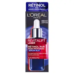 L'Oréal Paris Revitalift Laser Sérum Nuit Rétinol Pur Rides Profondes 30ml