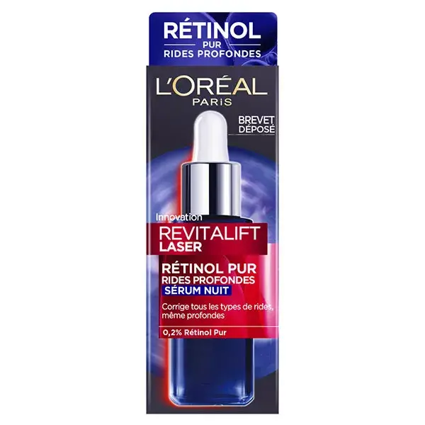 L'Oréal Paris Revitalift Laser Serum de Noche Retinol Puro para Arrugas Profundas 30ml