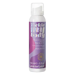 Love to Love Tickle My Body Schiuma da Massaggio ai Fiori di Ciliegio 150 ml