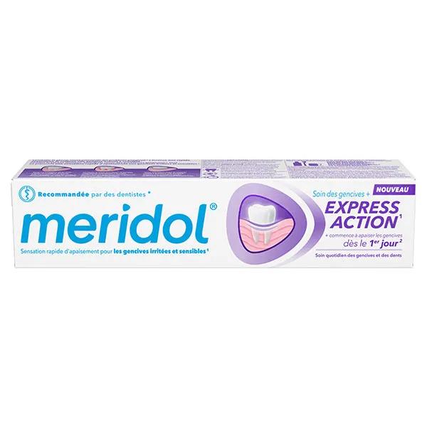 Meridol Express Action Dentifrice 75 ml | Atida | Santédiscount