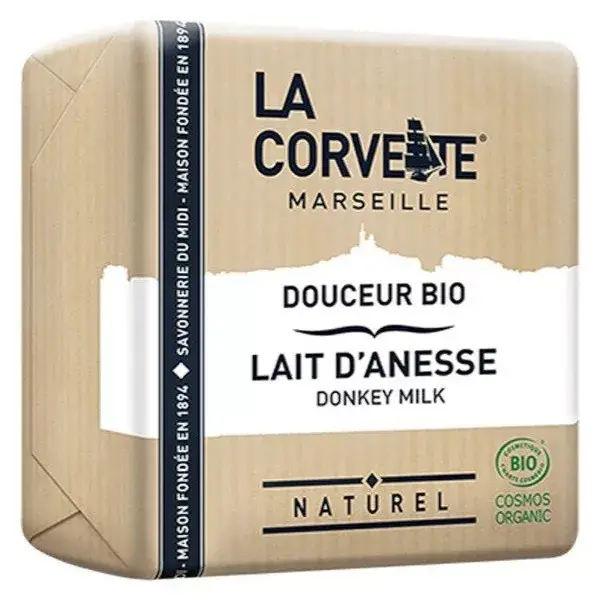 La Corvette Marseille Sapone Delicato Bio Latte d'Asina 100g