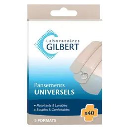 Laboratoires Gilbert Premiers Secours Pansement Universel 40 unités