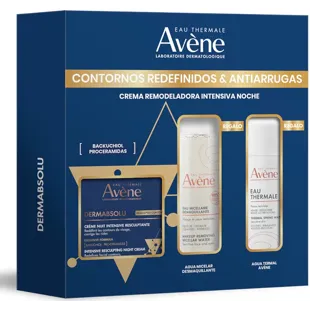 Avène Derbabsolu Night Cream 40ml + Free Thermal Water 50ml + Free Micellar Water 50ml
