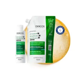 Vichy Dercos Shampooing Antipelliculaire DS Cheveux Gras 200ml + Écorecharge 500ml