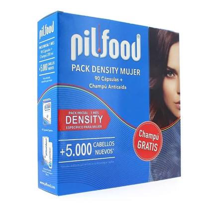 Pilfood  Density Mujer 90 capsulas + Champu Anticaida 200 ml