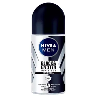 Nivea Men Desodorante Roll On Black & White Invisible 50 ml