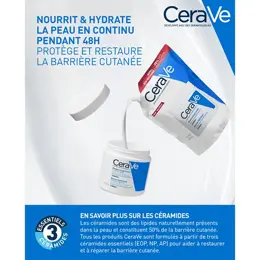 CeraVe Soin corps Baume Hydratant Eco Recharge Visage et Corps Sèches à très Sèches 473ml