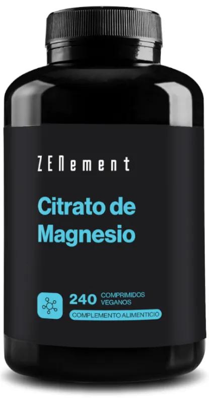 ZENement Citrate de Magnésium 240 Comprimés Vegan