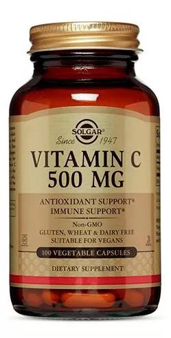 Solgar Vitamina C 500mg 100 Cápsulas Vegetales