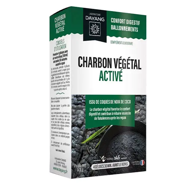 Dayang Charbon Végétal Activé 45 gélules