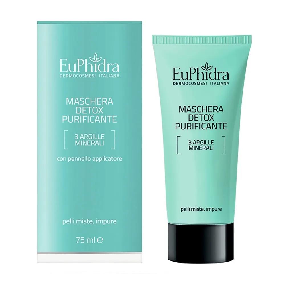 EuPhidra Maschera Detox Purificante 3 Argille Minerali 75ml