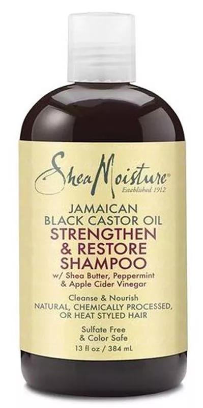 Shampooing fortifiant et réparateur à l'huile de ricin noire jamaïcaine Shea Moisture 384 ml