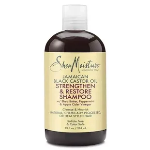 Shampooing fortifiant et réparateur à l'huile de ricin noire jamaïcaine Shea Moisture 384 ml