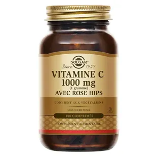 Solgar vitamina C 1000 con rosa canina 100 compresse