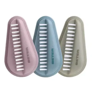 Beter Spazzola ergonomica per unghie doppia con setole in nylon