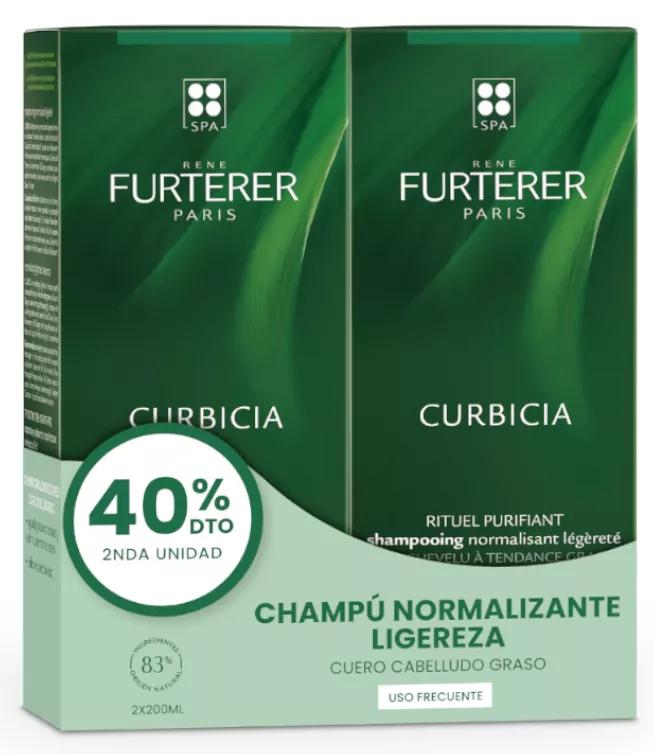 René Furterer Curbicia Shampoo Normalizante 2x200 ml