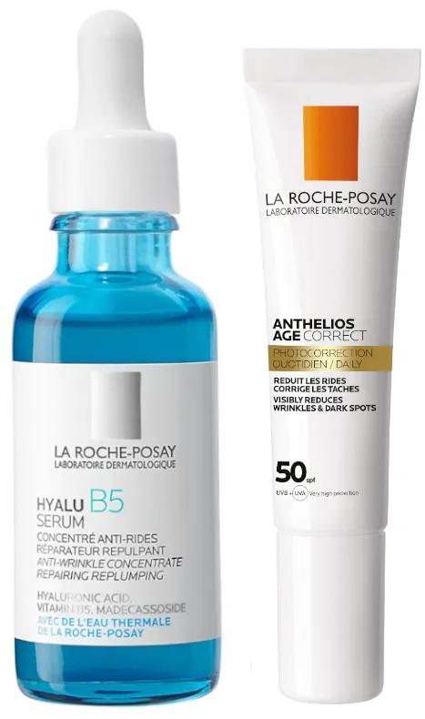 Imagen de La Roche Posay Hyalu B5 Sérum Antiarrugas 30 ml + Regalo Anthelios SPF50 Age Correct 15 ml