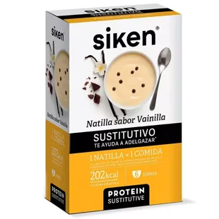 Siken Creme De Baunilha 6 Envelopes