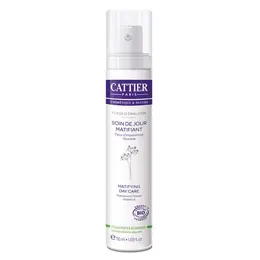 Cattier Crème & Soin Hydratant Soin de Jour Matifiant Fleur d'Emulsion Bio 50ml