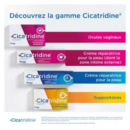 Cicatridine Ovules Vaginaux Cicatrisation et Secheresse Intime 10 unités