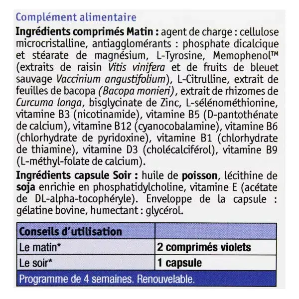NHCO Memostat 56 comprimés + 28 capsules