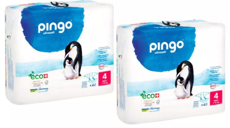 Pañales Pingo Talla 4 2x40 uds 7-18 KG Ecológicos de Celulosa