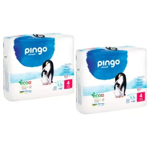 Pingo Maxi T4 Ecological Diapers (7-18 kilos) 2x40 units