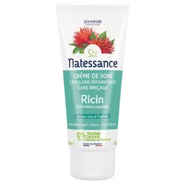 Natessance Crème de Soin Capillaire Sans Rinçage Ricin 100ml