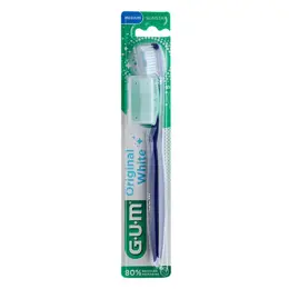 Gum Brosse à Dents Original White Compacte Medium