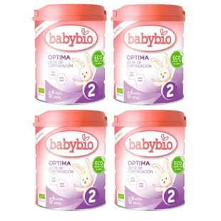 Babybio Optima 2 Follow-on Cow's Milk 4x800 gr