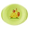 Chicco Repas Ensemble Assiette Plate et Creuse Décorée +12m Vert