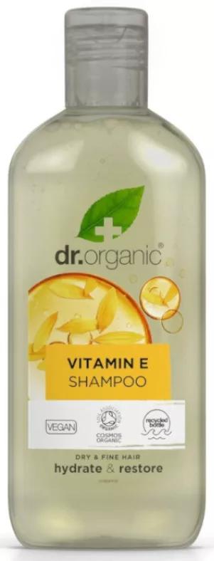 Dr. Organic Vitamine E Shampoo voor Fijn Haar 265 ml