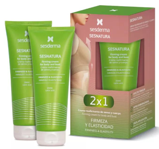 Sesderma SesNATURA Straffende Brust- und Körpercreme 250 ml + 250 ml DUPLO