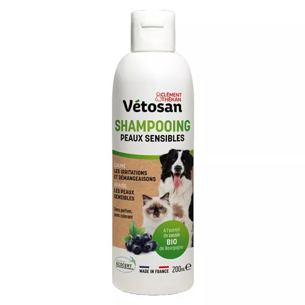 Clément Thékan Vétosan Champú Pieles Sensibles para perros y gatos 200 ml