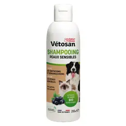 Clément Thékan Vétosan Shampooing Peaux Sensibles pour chiens et chats 200 ml