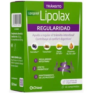 Lipograsil Lipolax Regularity 45 Tablets