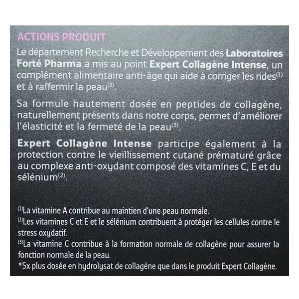 Forté Pharma Expert Collagène Intense Lotto di 2 x 14 sticks