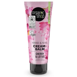Organic Shop creme-Bálsamo Mãos e Unhas Cereja e Lótus 75 ml
